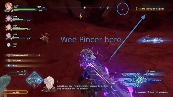 wee pincer 1 chapter 9 opposing wills main quests granblue fantasy relink wiki guide